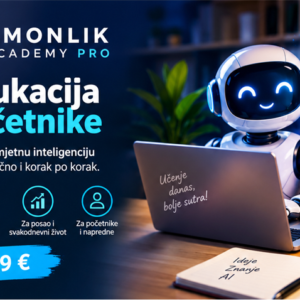 Amonlik Academy PRO – AI edukacija od početnika do naprednog korisnika